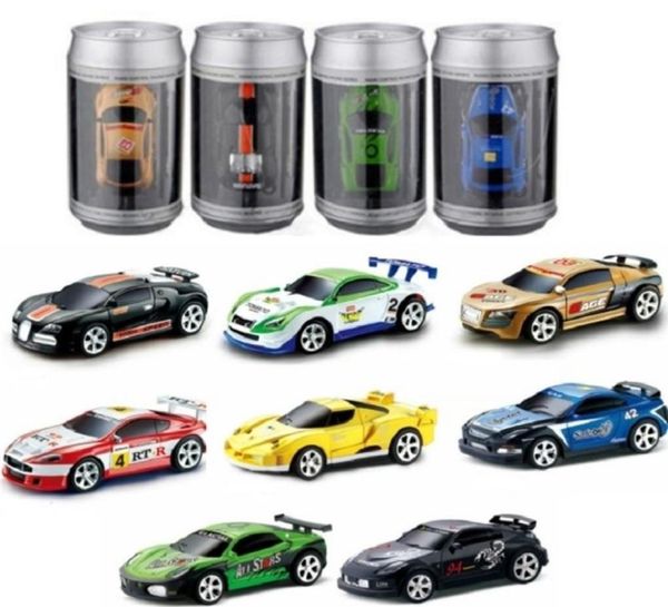 Aggiornamento 24Ghz 8 colori s 20Kmh Coke Can Mini RC Auto Radio telecomando Micro Racing Toy per bambini Regali Modelli 2201259592893