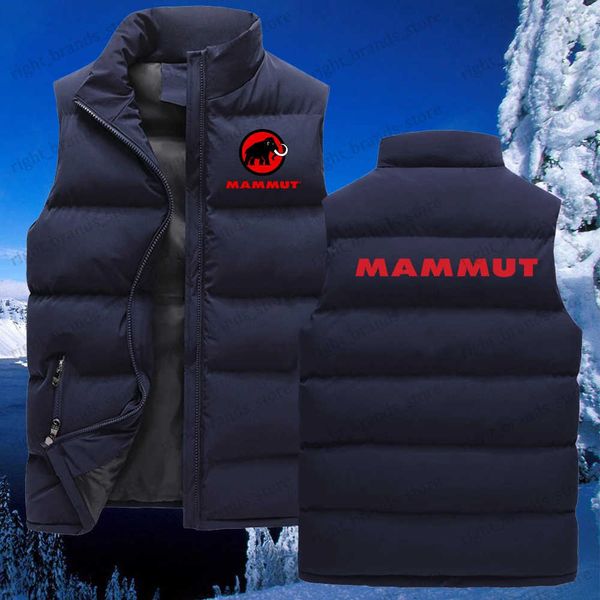 Gilet da uomo Gilet da uomo ad asciugatura rapida senza maniche Inverno caldo / antivento Giacca antivento alla moda per ciclismo Corsa Gilet in cotone T240122