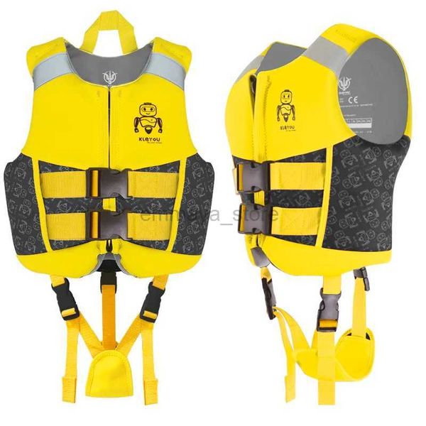 Schwimmweste Boje Neopren Schwimmweste für Kinder Auftrieb Schwimmweste Jungen Mädchen Surfwesten Tauchen Flotation Schwimmhilfe Kind 240122