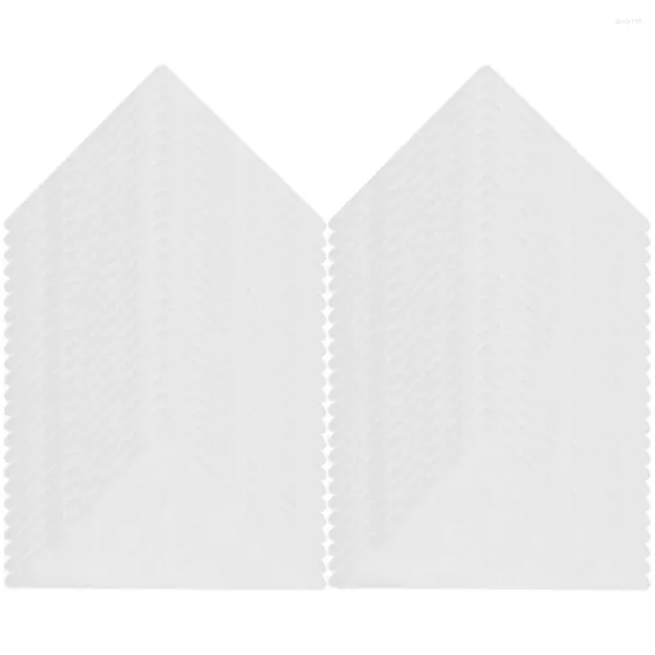 Coleiras de cachorro 120 pcs colar adesivo branco ponto adesivos camisa reforços vestido inserções permanece homens pvc mulheres shaper