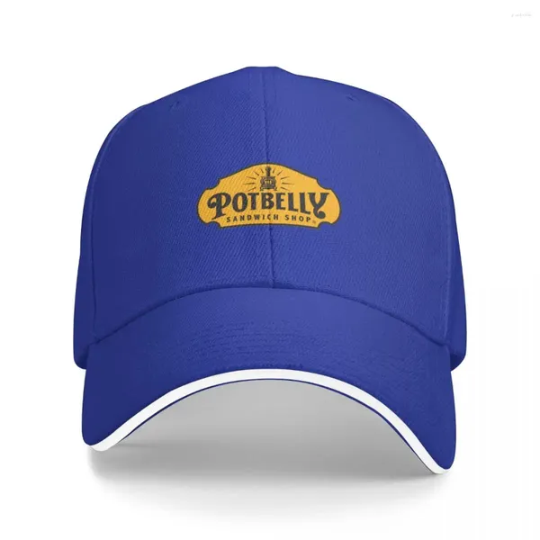 Bonés de bola Potbelly Sandwich Shop Logo Boné de beisebol Chapéu de sol Homem Masculino Mulheres Chapéus Homens