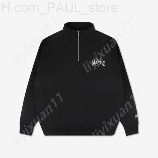 Stray Kids Maniac 8 Ball Moletons Masculinos Moletons Skz World Tour 2023 Moletom Com Capuz Masculino Street Fashion Half Zip Stand Collar Jaqueta KPOP Roupas 8589