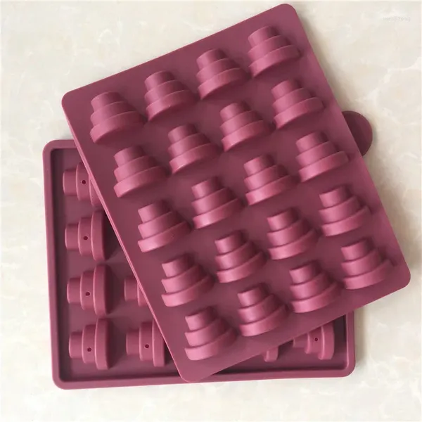 Moldes de cozimento pirâmide silicone bolo chocolate sabão pudim geléia doces gelo biscoito molde molde pan bakeware