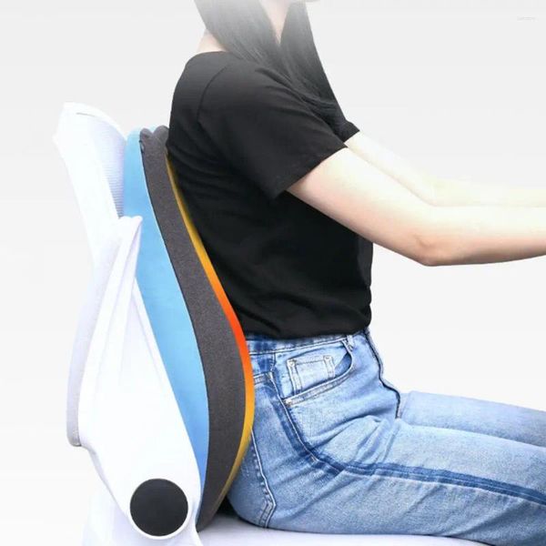 Cuscino Memory Foam Supporto ergonomico per schienale lombare per sedia a rotelle per alleviare il dolore inferiore in ufficio