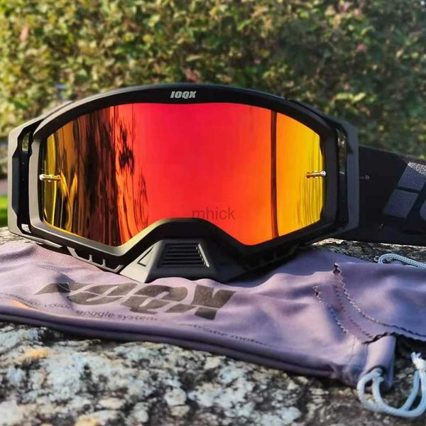 Outdoor Brillen IOQX Marke Downhill Motorrad Brille Schmutz Brille UV Schutz Staubdicht Winddicht Motocross Brille MX ATV Off Road Ski Gafa 240122