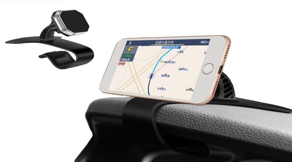 Universal Auto Dashboard Navegação GPS Celular Titular Ajustável Celular Carro Ímã Suporte Clipe Suporte para iPhone 13834697