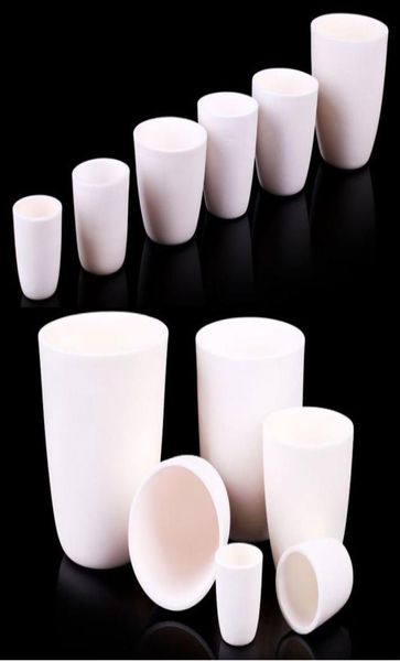 Alumina cerâmica do cadinho para a capacidade da experiência do laboratório 5ml 30ml 40ml 50ml 100ml 500ml 750ml 1000ml 99 alumina pura al2o33036644