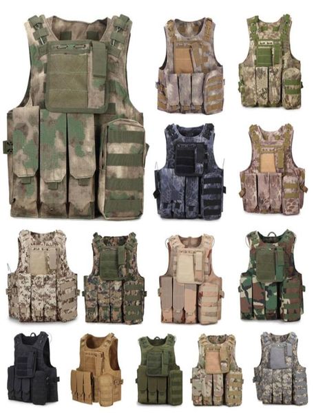 Outdoor Sports Taktische Molle Weste Outdoor Camouflage Körper Rüstung Kampf Angriff Weste NO060015524041