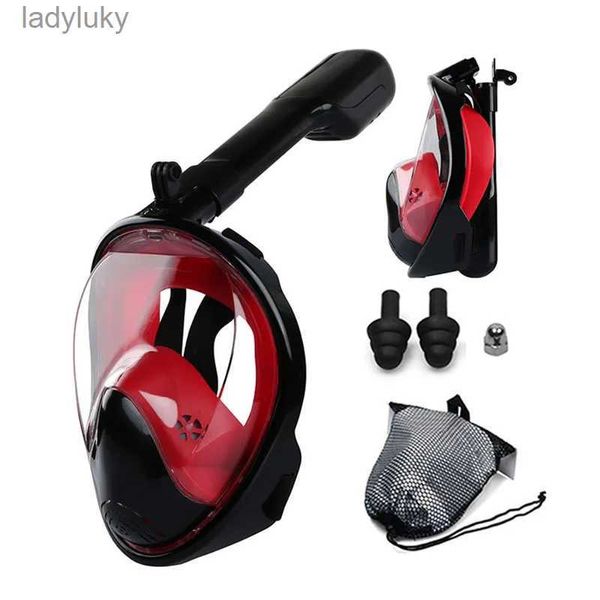 Маски для дайвинга Профессиональная маска для подводного плавания Противотуманные очки для дайвинга Широкий обзор Аксессуар для подводного плавания для камеры GoproL240122