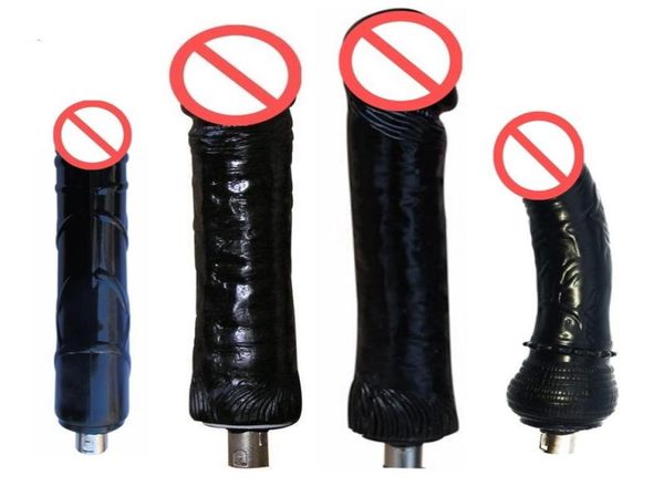 S M L Riesiger schwarzer Dildo in vier Größen für Erwachsene, Sexmaschine, Ersatzzubehör, SM-Sexspielzeug für Frauen6875488
