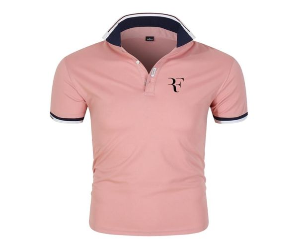 Бренд Roger Federer, мужская рубашка поло F с буквенным принтом, гольф, бейсбол, теннис, спортивный топ, футболка 2207054096051