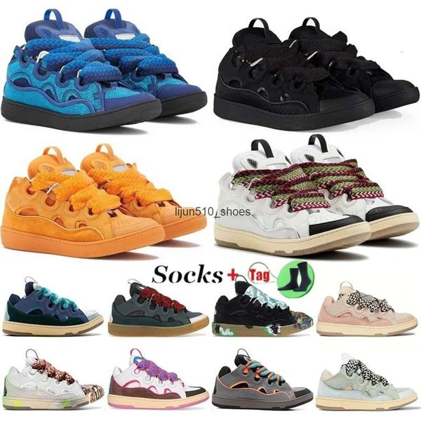 Lavin Curb Spor Sneakers Roller Tasarımcı Ekmek Erkek Spor Ayakkabı Son Kalın Bottom Kontrast Forrest Gump Ahlaki Eğitim Yüksek Sevenler Kaykay Ayakkabıları