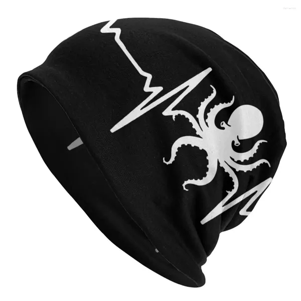 Berretti Tentacoli di polpo Cappelli a cuffia Autunno Inverno Skullies Berretti Calamari Cthulhu Mare Profondo Oceano Uomo Donna Cappello lavorato a maglia Berretto caldo