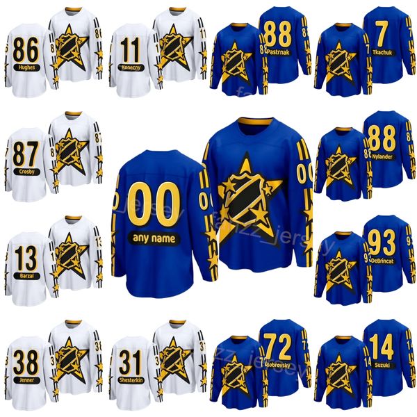 Hokey 2024 Jersey All-Star 87 Sidney Crosby 86 Nikita Kucherov 16 Mitch Marner 34 Auston Matthews 88 William Nylander 44 Morgan Rielly Tom Wilson Özel İsim Numarası