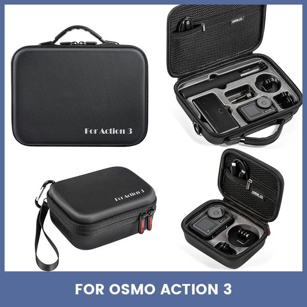 Tassen Camera-accessoires Pak opbergtas voor OSMO Action 3 Draagbare draagtas Opbergdoos voor DJI Action 3 Sportcamera