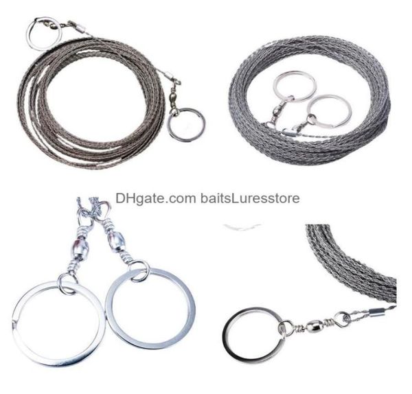 Уличные гаджеты Baitsluresstore Wild Frequency Saw Wire Steel Silk Rope Wanjie Wild Camp 10-метровая леска jllBeg7232695