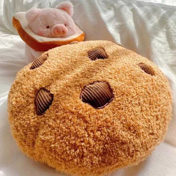 Bambole di peluche Creativo Realistico Cuscino per biscotti Divano del soggiorno Cuscino divertente Bella forma di biscotto Peluche Camera da letto Letto Vita giocattolo per bambini