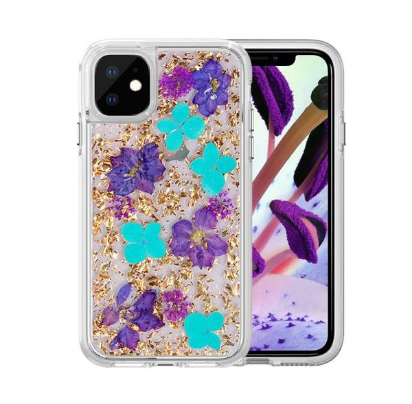 Custodie in vero fiore per iPhone 12 Mini 11 Pro Max X XR Xs 7 8 Plus 6 6S Custodia robusta antiurto 2 in 1 Cover per telefono4263460