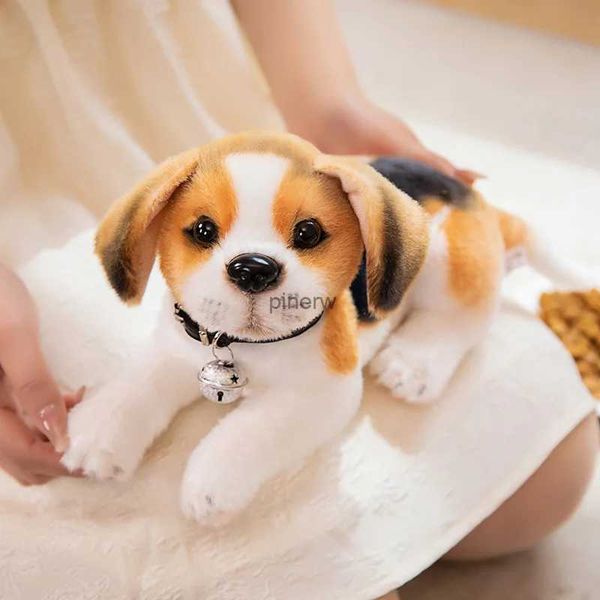 Peluş Bebekler Yaşam Dalmaçyalılar Köpek Peluş Oyuncak Sevimli Dolgulu Gerçekçi Beagle Spotted Puppy Bebek Ev Dekoru Yüksek Kaliteli Çocuk Doğum Günü Hediyesi