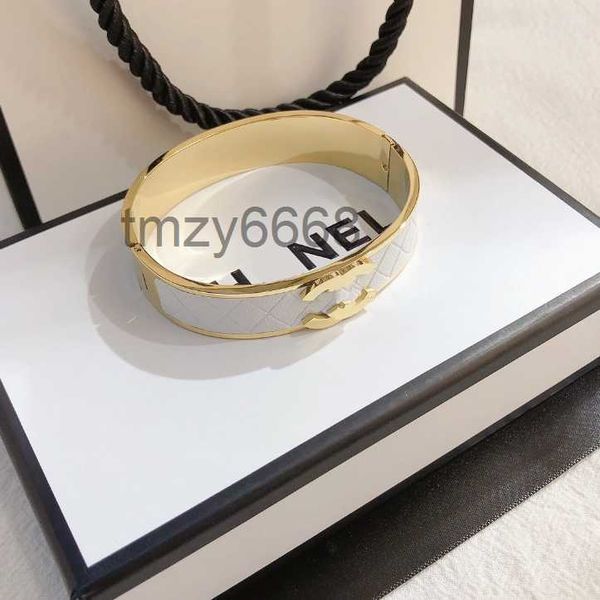 Design pulseira de ouro para mulheres presentes de marca de luxo manguito preto amor 18k romântico menina primavera jóias aço inoxidável atacado zfr2