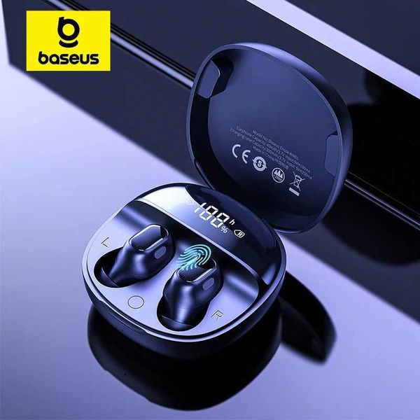 Handy-Kopfhörer Baseus Enock WM01 Plus kabellose Kopfhörer TWS Bluetooth 5.3 Ohrhörer Stereo Sport wasserdichte Headsets mit LED-Digitalanzeige YQ240120