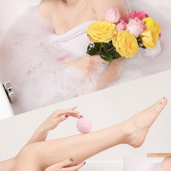 Sais de banho bombas naturais óleos essenciais orgânicos bomba relaxar spa presente conjunto para mulheres crianças eua entrega de saúde beleza corpo dhqwk