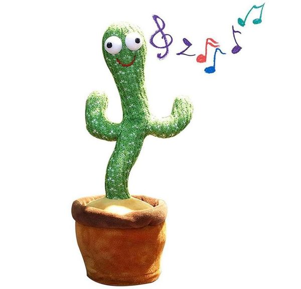 55 di sconto Danza Parlare Canto cactus Peluche ripiene Elettronico con canzone Giocattoli per la prima educazione in vaso Per bambini Funnytoy 50 pezzi6010733