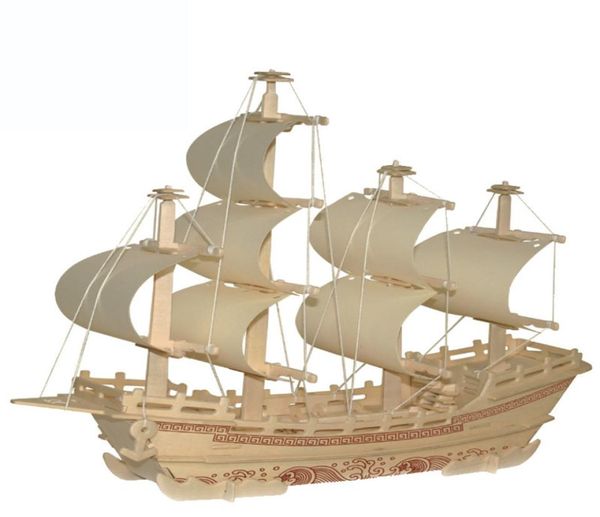 Neues Holz-3D-Puzzle zum Selbermachen, Modellschiff für Kinder, Lernspielzeug, zusammengebaute Produkte, Größe 401035 cm, Fabrikkosten, Bestellen Sie 1 Stück 5806849