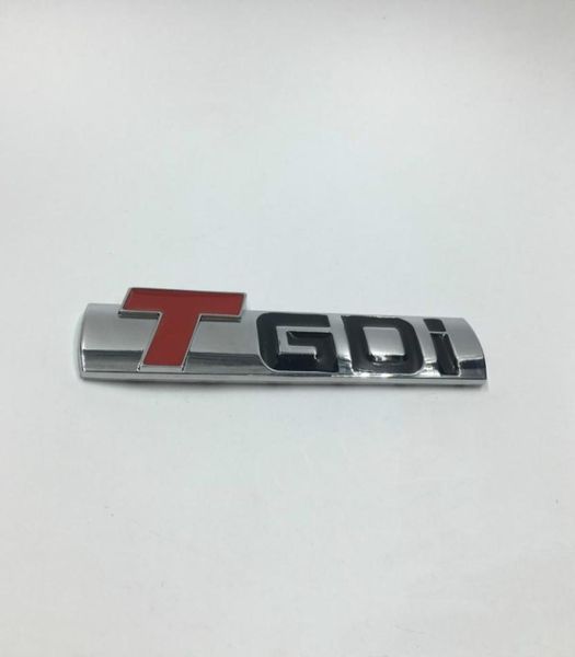 Hyundai için Kia için TGDI T GDI EMBLEM Rozeti Çıkartma Sayısal Yer Değiştirme Metal Araba Sticker Otomatik Yan Çamurluk Arka Styling4719361