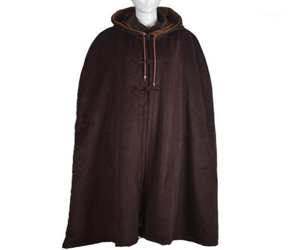 unisex inverno caldo buddista abate monaci mantello di lana meditazione mantello veste zen abito uniformi abiti di arti marziali brown12335738