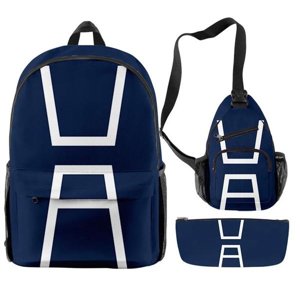 Mochilas japonesas de anime my hero academia, mochilas escolares para meninos e meninas, estudantes adolescentes, cosplay de anime, desenhos animados, laptop, bolsas de viagem esportivas