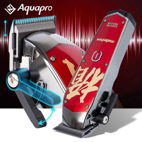 Máquina de cortar cabelo profissional ipx7, à prova d'água, sem fio, barbeiro, kit de corte de cabelo, barbeiro, máquina de corte lcd yq240122