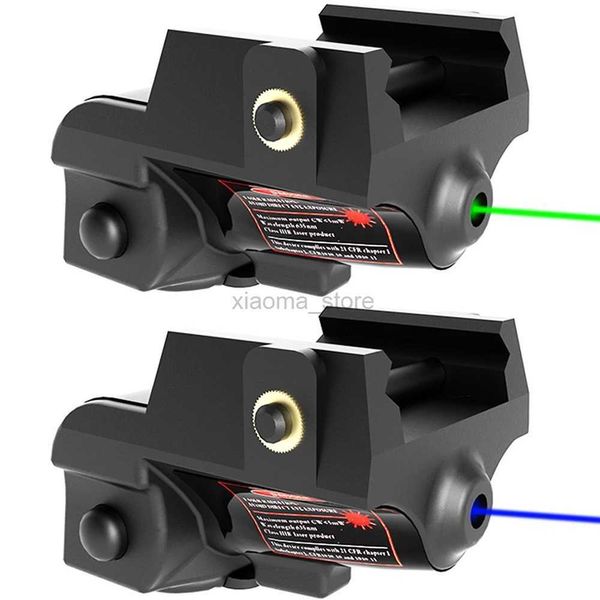 Torce elettriche Ricaricabili Tattiche Pistola Torcia Dot Sight Verde/Blu Laser Sight per pistole compatte Glock 17 19 21 Taurus G2C 240122