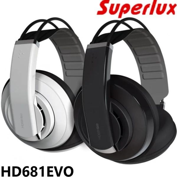 Cuffie Vendita calda Superlux HD681 EVO Dynamic Semiopen Cuffie per monitoraggio audio professionale Cuffie con cavo audio staccabile