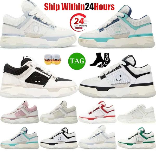 2024 Red Fashion Designer Running Shoes MA-1 Amiiri Sneakers Branco Preto Vermelho Rosa Azul Verde de alta qualidade para homens e mulheres esportes ao ar livre sapatos casuais