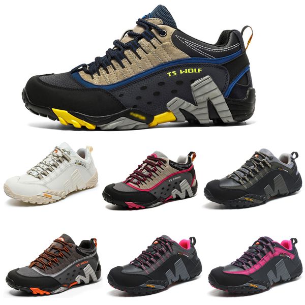 Scarpe da arrampicata da uomo Scarpe da trekking antinfortunistiche da lavoro Scarponi da montagna da trekking Antiscivolo Scarpe da esterno traspiranti resistenti all'usura Gear Sneaker taglia 39-45