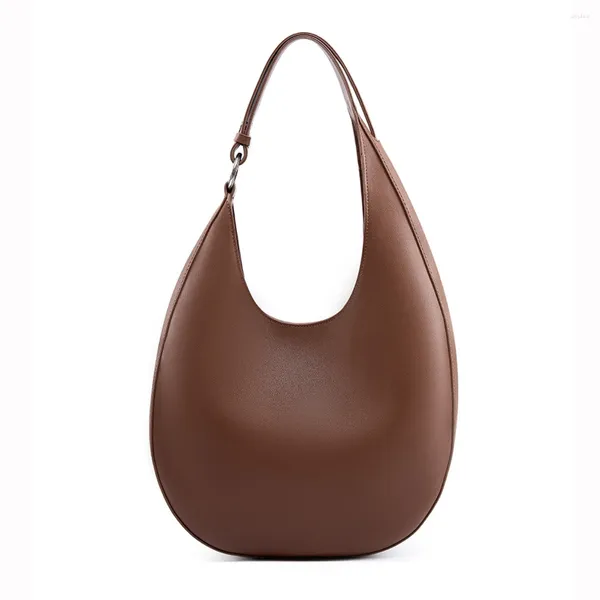 Borse da sera Borsa hobo in pelle di vacchetta divisa da donna a mezzaluna di lusso Borsa a tracolla da donna elegante con tracolla da donna