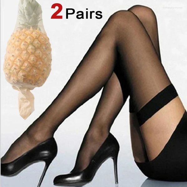 Frauen Socken Frauen Sexy Strumpf Sheer Top Oberschenkel Hohe Strümpfe Netze Für Weibliche Nachtclubs Strumpfhosen Schwarz Weiß Lange