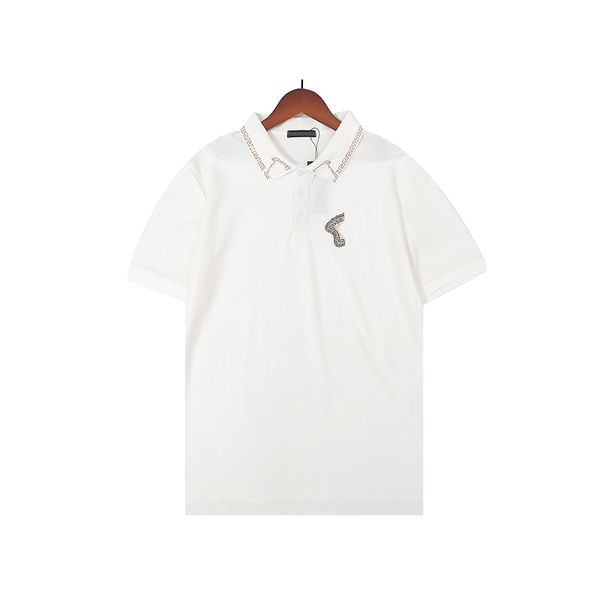 Mens t shirt Designer Polo Shirt Polos masculinos High end Polo Fashion Polo Collar Men's Top T-shirt Women's T-shirt Luxury Casual Men's Clothing Tamanho asiático M-XXL