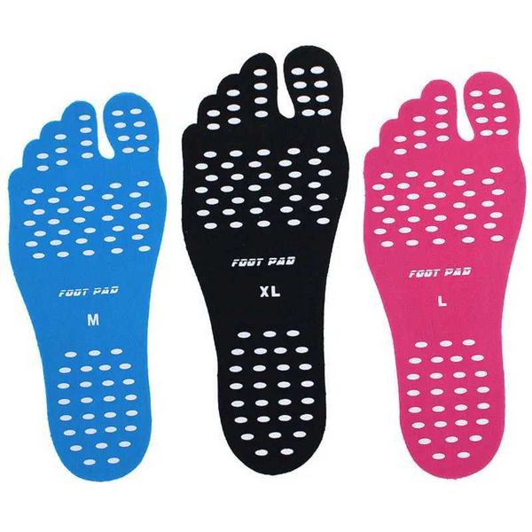 Plaj ayakkabıları yüzmek havuz yapıştırıcı ayak pedleri plaj paspasları anti kayma görünmez yalıtım koruması yalınayak çubuk tablolar ayak arabaları çıkartma ayakkabıları 240122