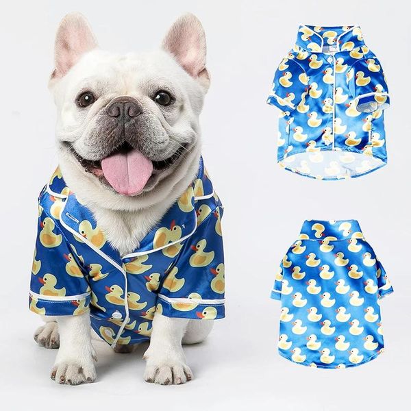 Vestuário roupas para cães de estimação gatos yorkies camisa pijamas buldogue francês cachorro corgi chihuahua pomeranian pug spitz cães pequenos frete grátis