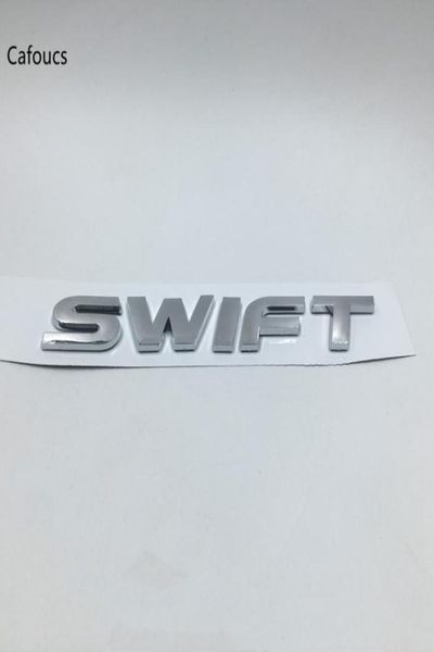 Para suzuki swift acessórios tronco traseiro do carro emblema letras placa de identificação adesivo auto cauda emblema decalques2477217