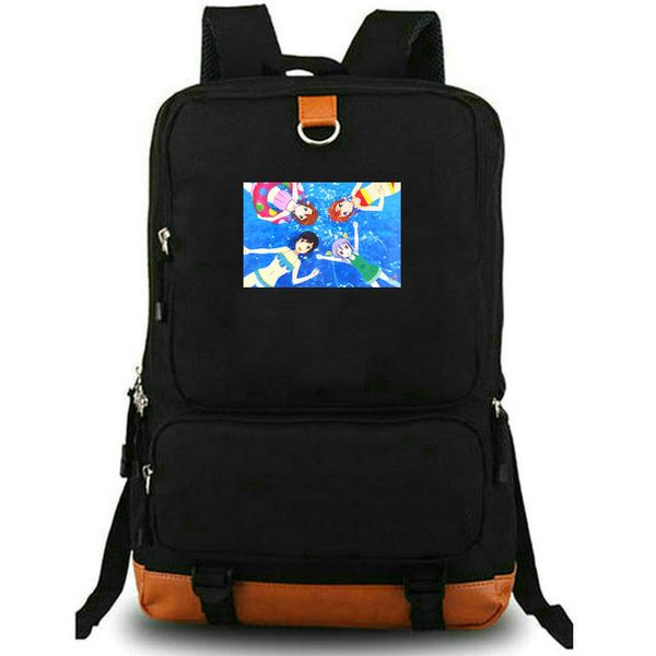 Não biyori mochila madura tour daypack anime saco de escola dos desenhos animados impressão mochila lazer mochila portátil pacote dia