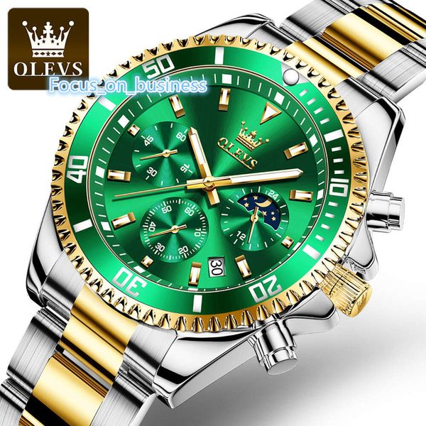 OLEVS 2870 OEM personalizzato Lusso classico di alta qualità Dropshipping Orologio di lusso da uomo Orologio casual impermeabile Orologi al quarzo per uomo