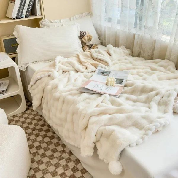 Одеяла, зимнее изоляционное пушистое одеяло, толстое детское одеяло королевского размера, роскошный чехол для дивана, удобное постельное белье с принтом