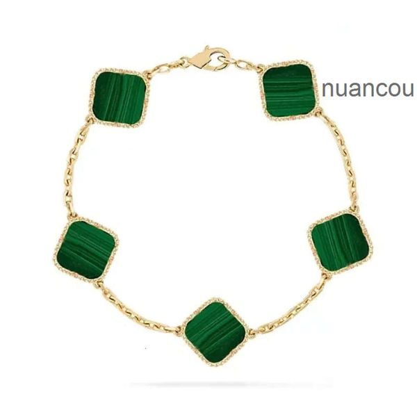 Van Clover Jewelry Cleef-Armband VAN Clover-Armband Armbänder Designer-Armbandkette Liebesarmreif-Armbänder für Frauen Jubiläum 18 Karat vergoldete Goldkette Jewe