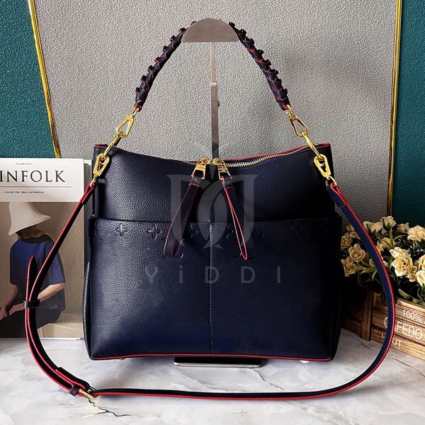 Moda donna Borse di lusso Borsa tote Melie di design Cross Body Pelle pieno fiore di alta qualità Borse in rilievo Borse per pendolari Borse per la spesa Manico intrecciato Borsa a tracolla