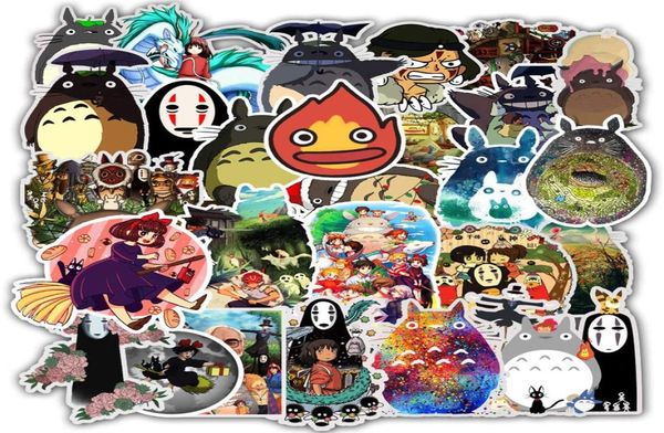 50 pezzi Anime giapponese collezione di cartoni animati adesivi pacchetto non casuale auto bici bagaglio adesivo laptop skateboard motore bottiglia d'acqua Dec4067333