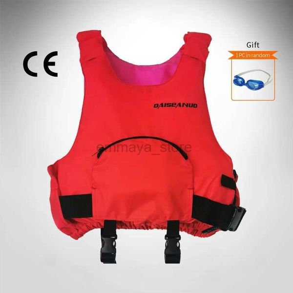 Colete salva-vidas bóia natação coletes salva-vidas 50n aprovado pvc espuma caiaque cintas upstream areia praia rafting colete salva-vidas ajudas de flutuabilidade colete salvo 240122