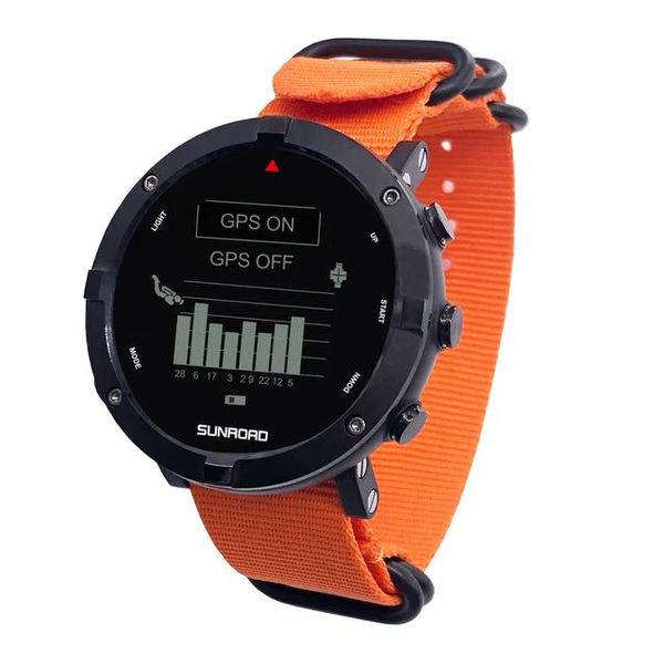 Relógios sunroad fr934 gps + glonass + beidou relógio inteligente gps rastreador de fitness à prova dwaterproof água altímetro barômetro bússola digital hombre relógio